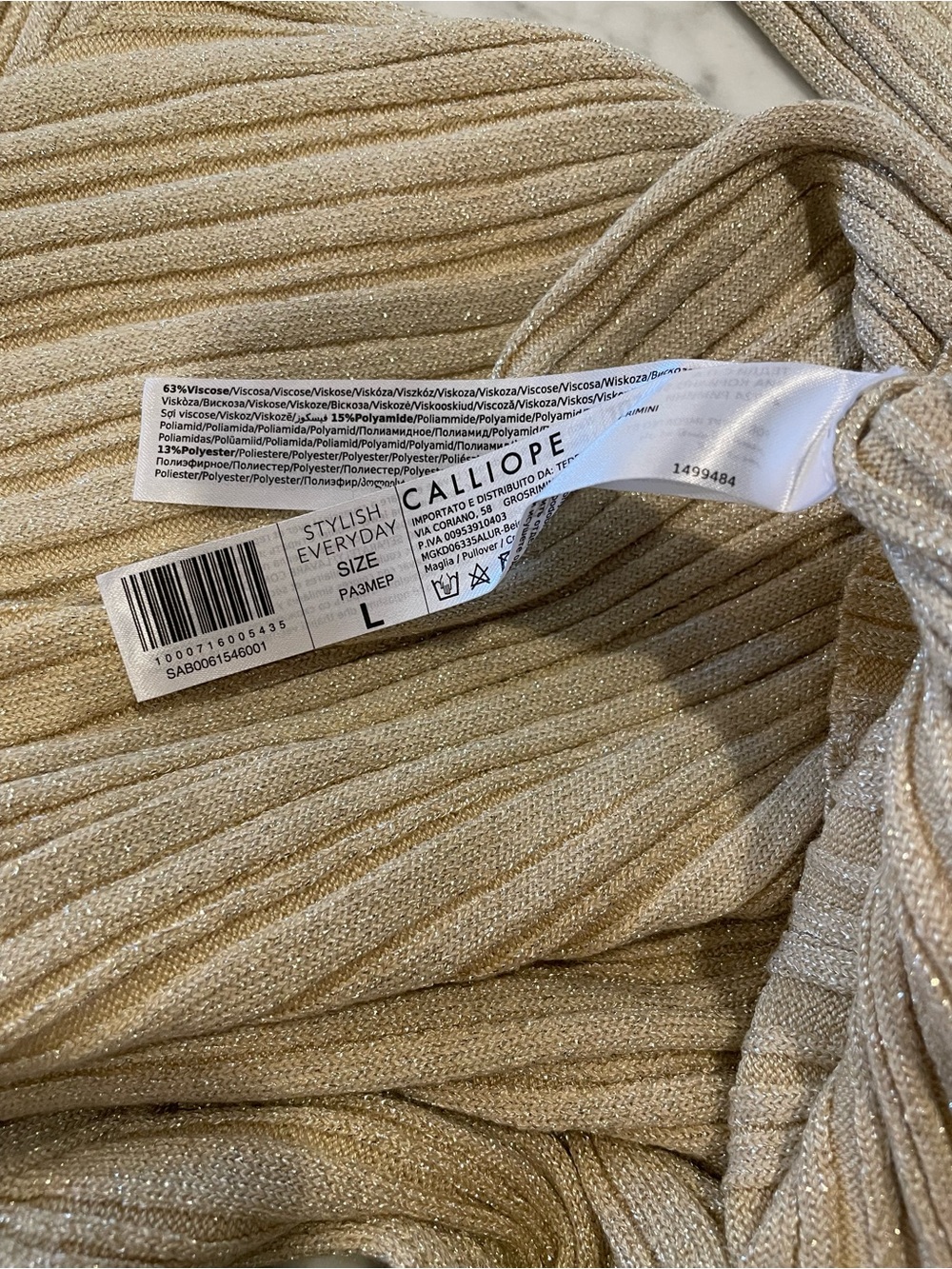 Calliope Ribbed Scoop-Neck Long Sleeve - Picture 5 of 5